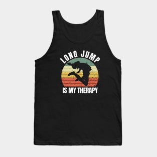 Long Jump Funny Tank Top